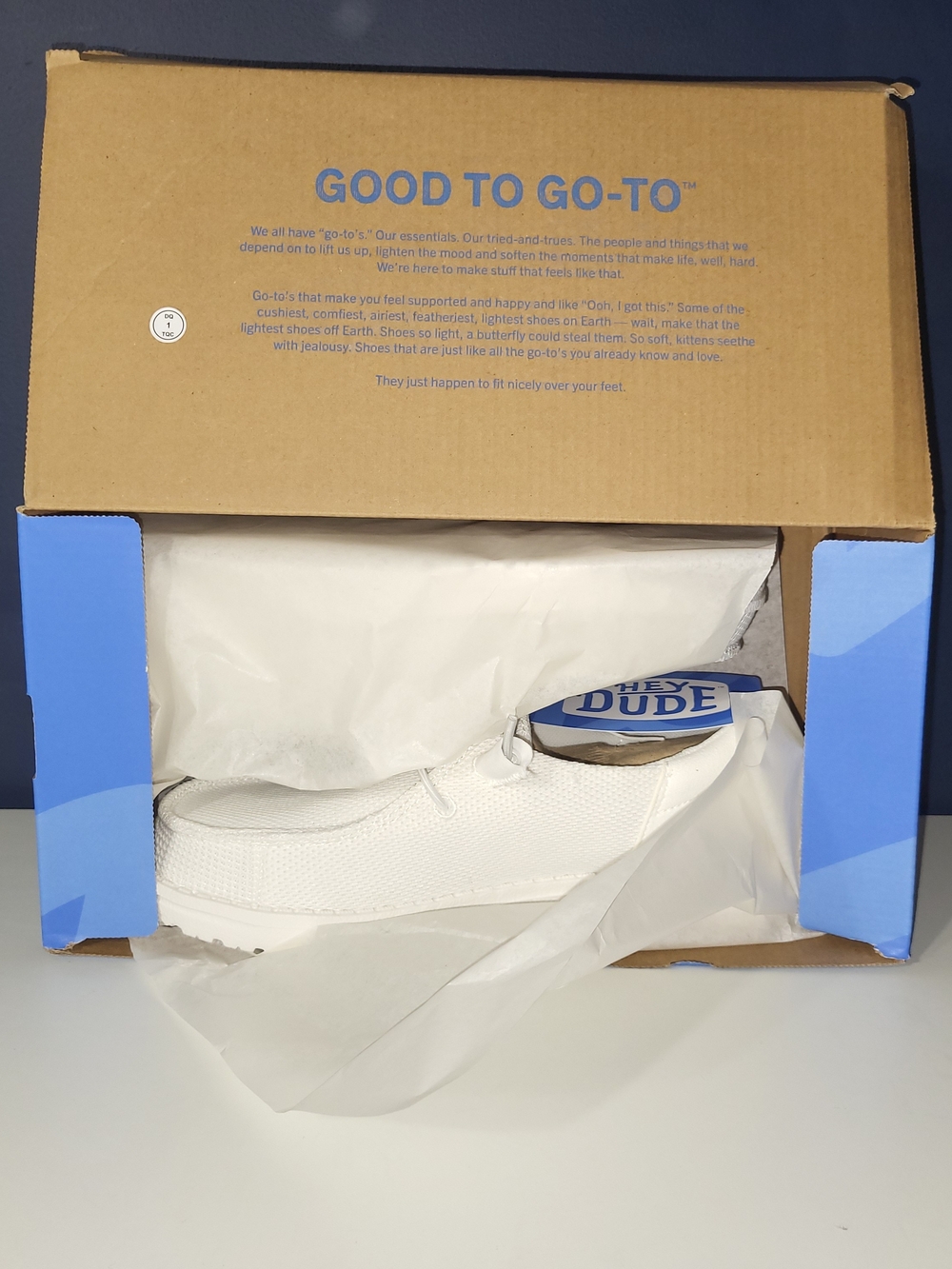 Hey Dude Women's Size 11 Wendy Funk Mono White Shoes - Picture 6 of 7